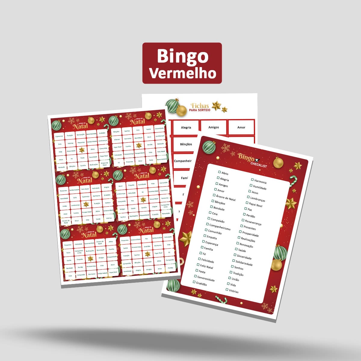 Jogo de Natal para imprimir em 2023  Jogos de natal, Bingo de natal, Natal