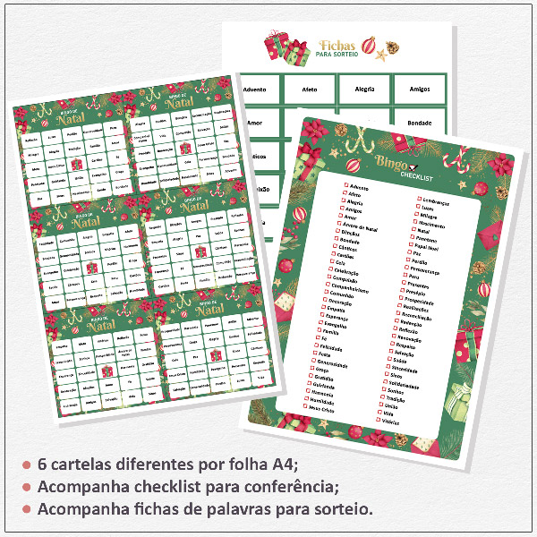 30 Cartelas Bingo Chá De Lingerie - Arquivo Pdf