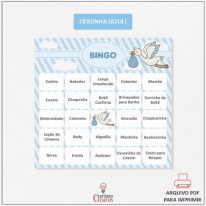 Chá de Lingerie Bingo Card